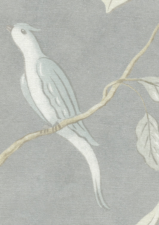 Lewis & Wood Adam's Eden Honey Dove Made to Measure Roman Blinds – fabric detail