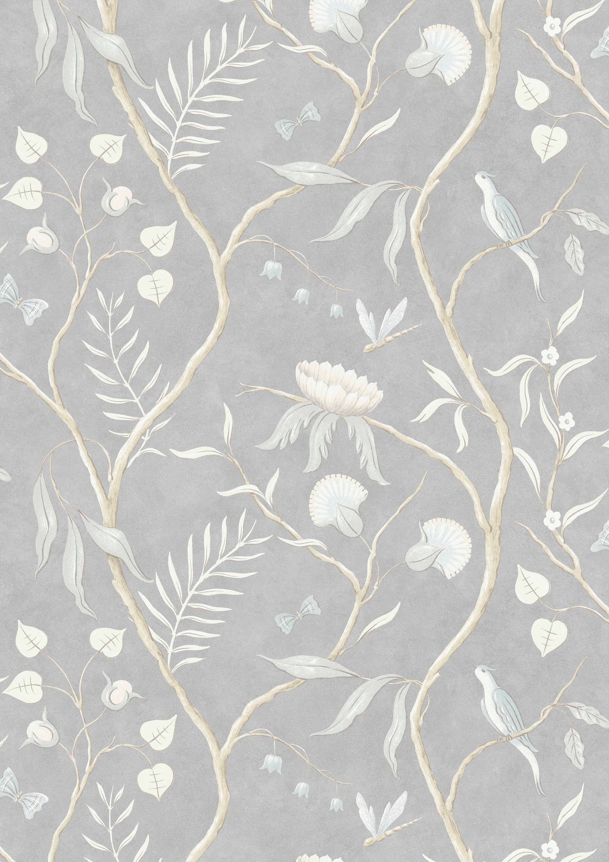 Lewis & Wood Adam's Eden Honey Dove Made to Measure Curtains – full width