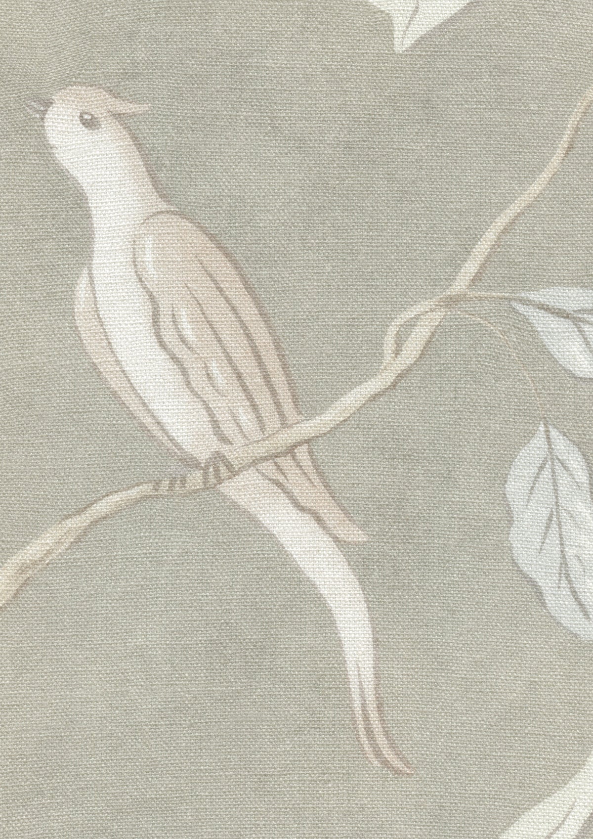 Lewis & Wood Adam's Eden Pumice Made to Measure Roman Blinds – fabric detail