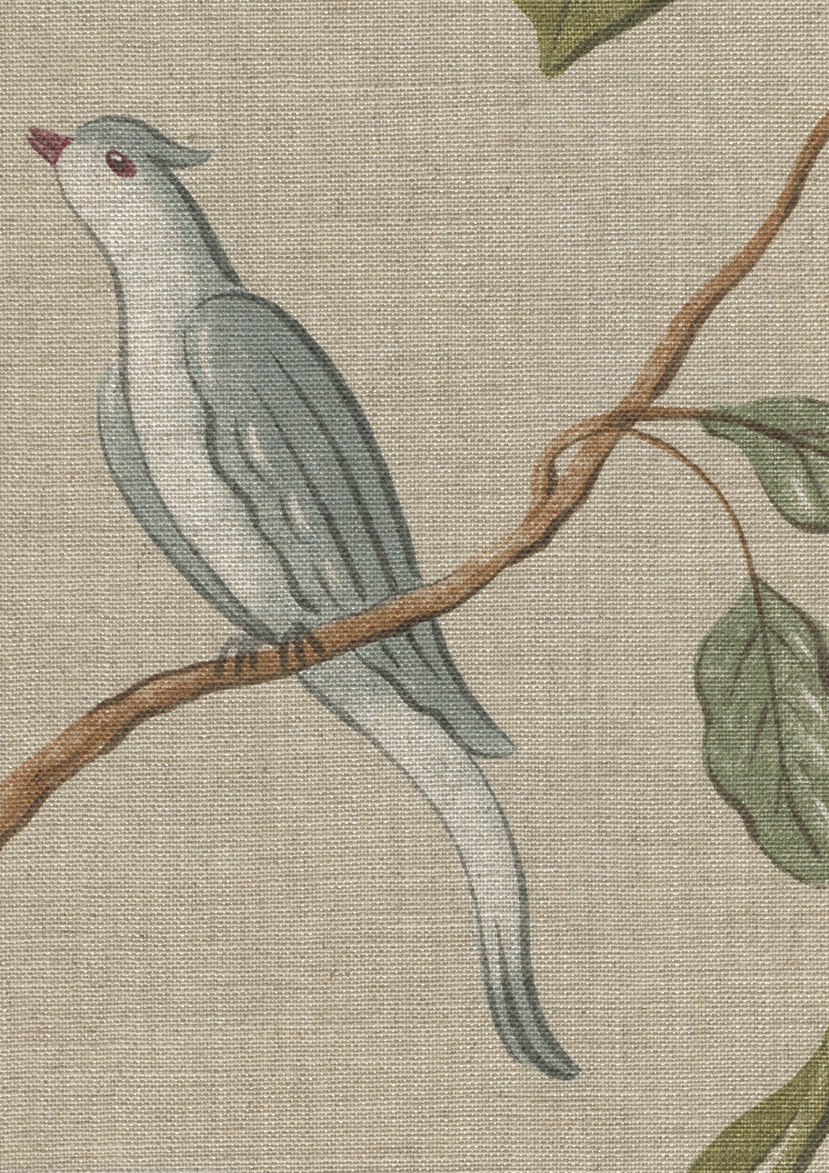 Lewis & Wood Adam's Eden Taupe Made to Measure Roman Blinds – fabric detail