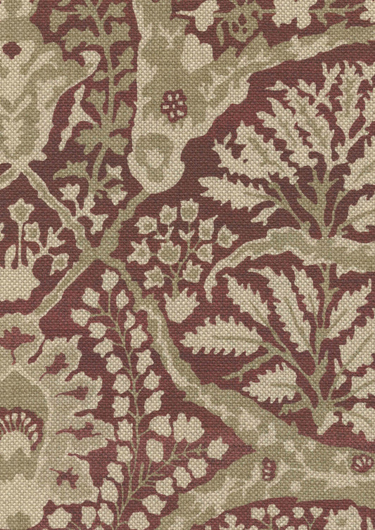 Lewis & Wood Alhambra Garnet Made to Measure Curtains – fabric detail