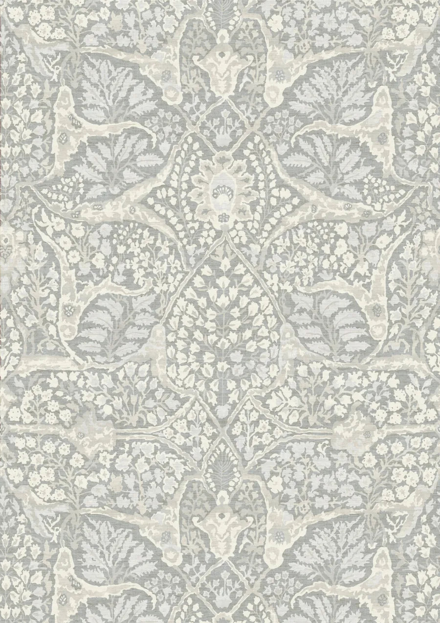Lewis & Wood Alhambra LG 100 Sea Breeze Made to Measure Roman Blinds – full width