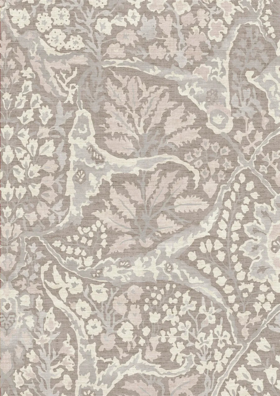 Lewis & Wood Alhambra LG 100 Sugar Almond Made to Measure Curtains – close-up
