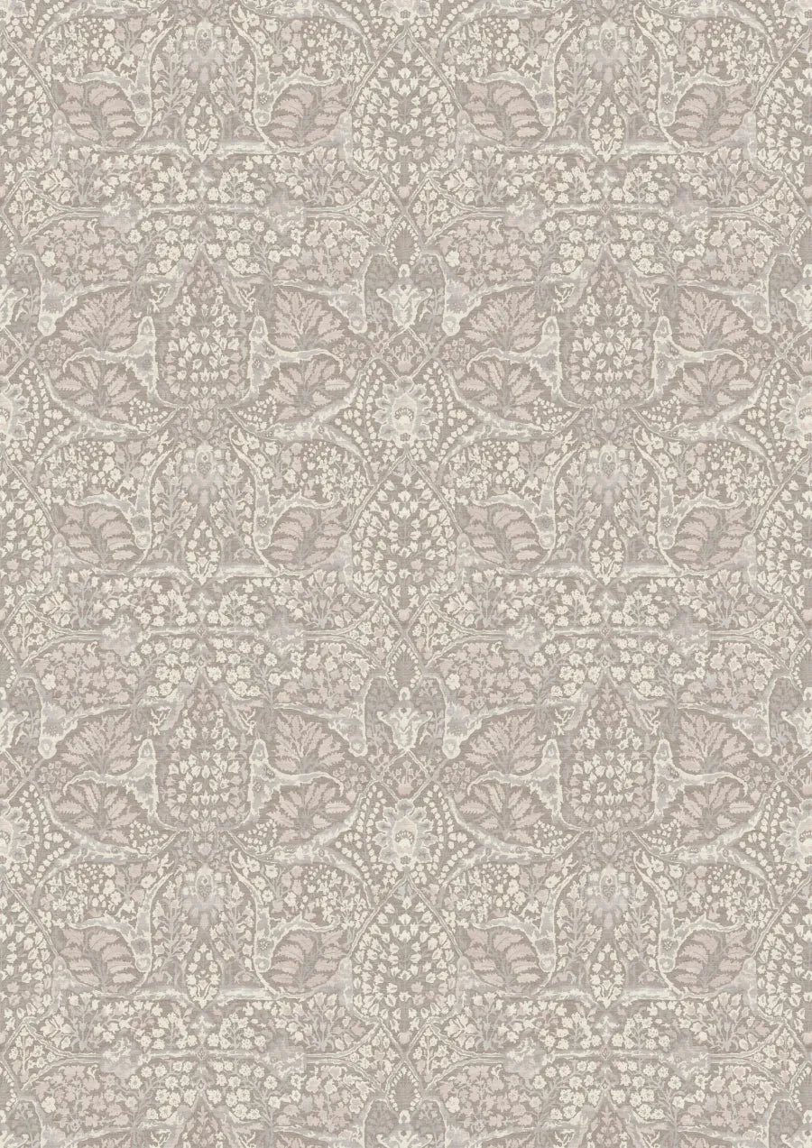 Lewis & Wood Alhambra LG 50 Sugar Almond Made to Measure Curtains – full width