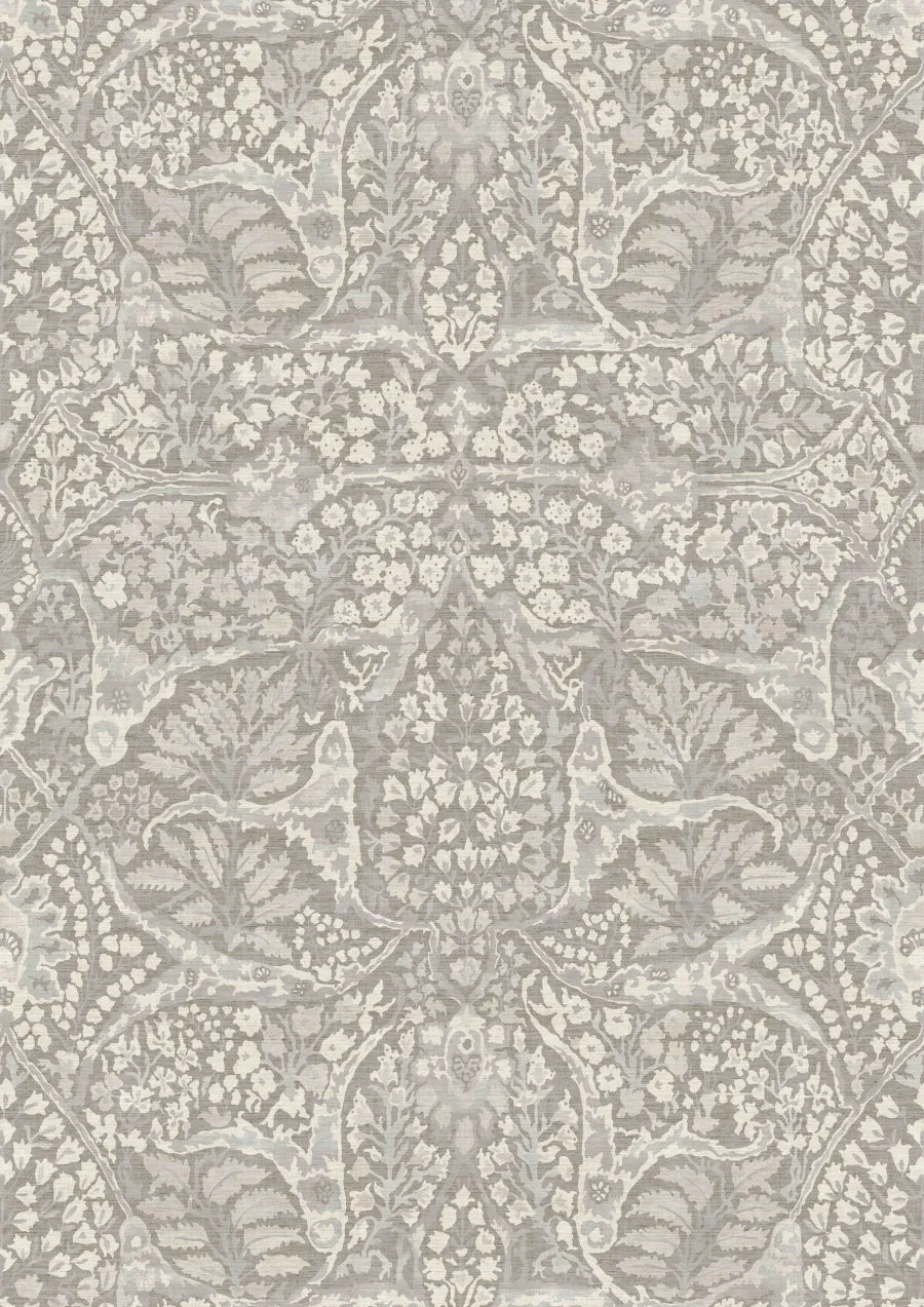 Lewis & Wood Alhambra LG 50 Sugar Almond Made to Measure Roman Blinds – close-up