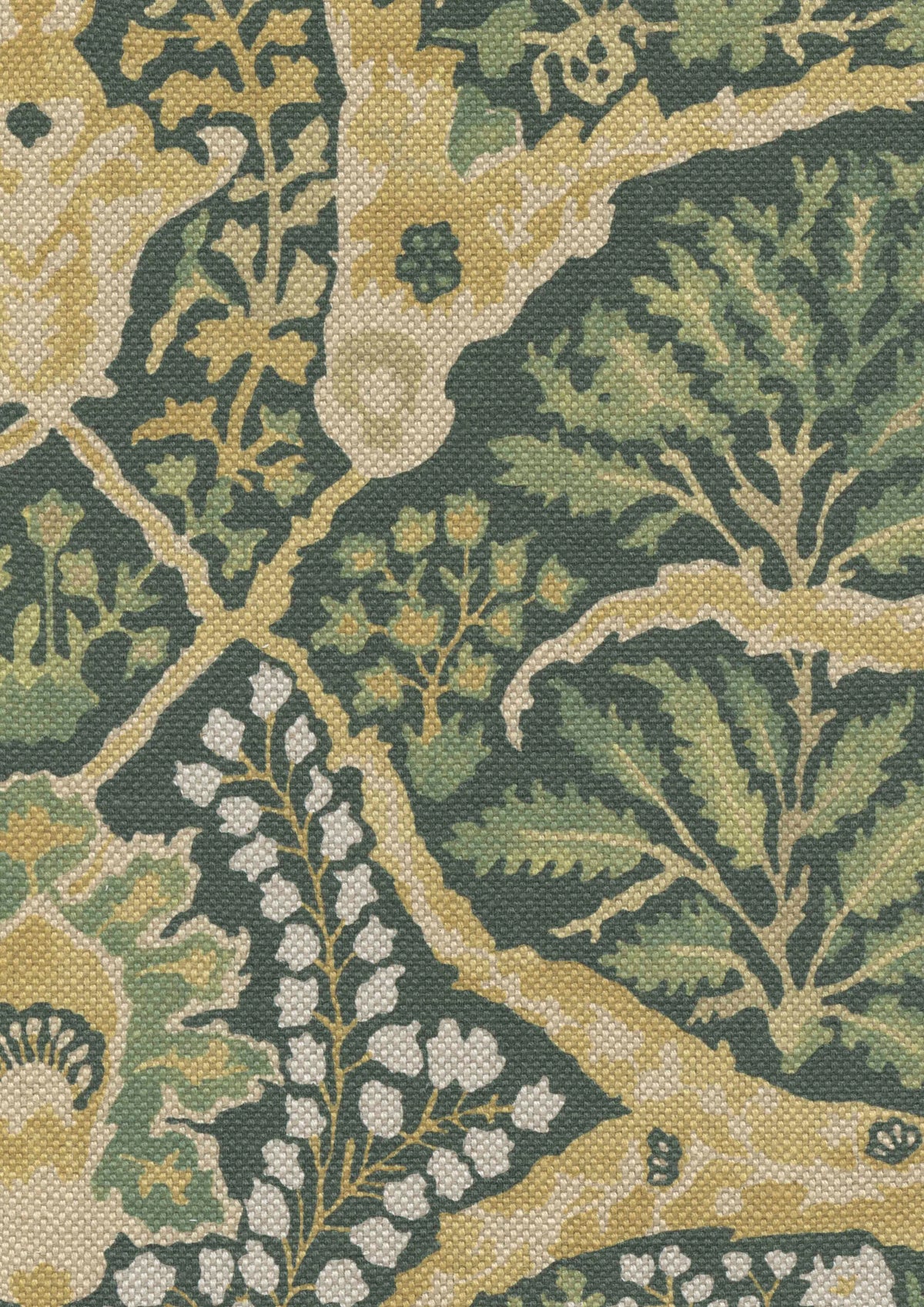 Lewis & Wood Alhambra Verdure Made to Measure Curtains – fabric detail