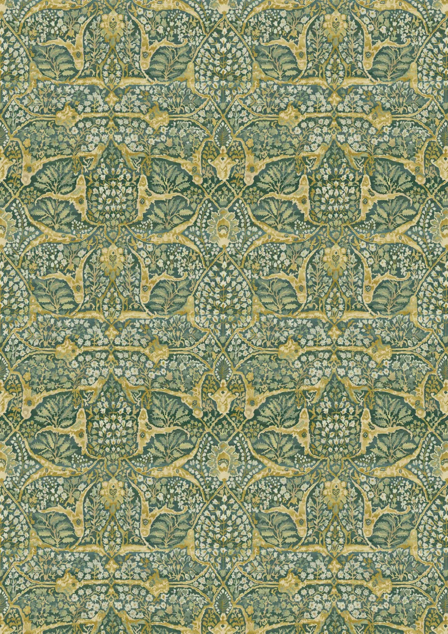 Lewis & Wood Alhambra Verdure Made to Measure Curtains – full width