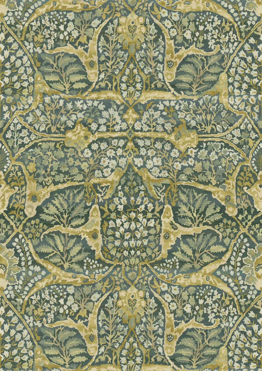 Lewis & Wood Alhambra Verdure Made to Measure Roman Blinds – close-up
