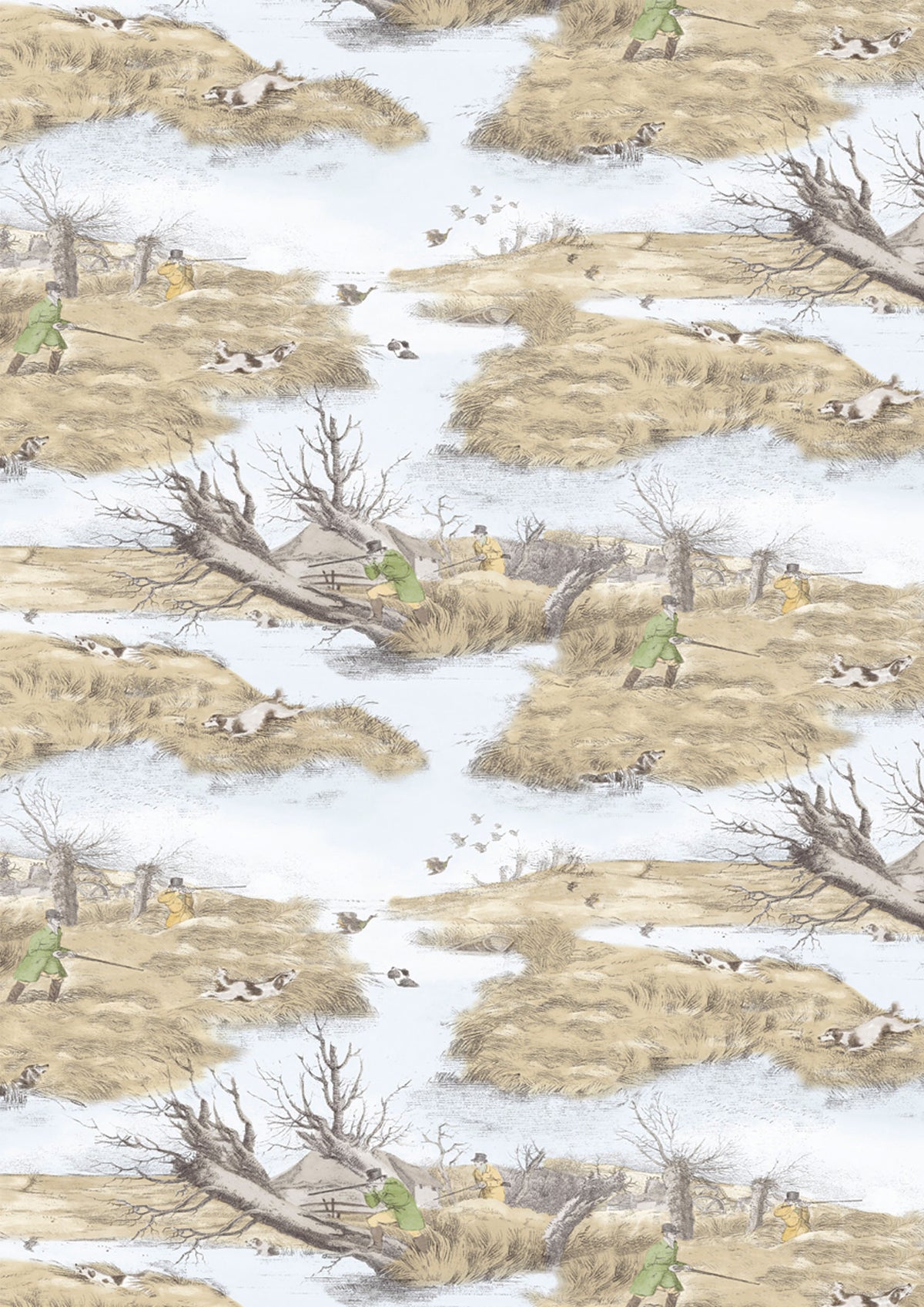 Lewis & Wood Alken Wildfowlers Made to Measure Curtains – close-up
