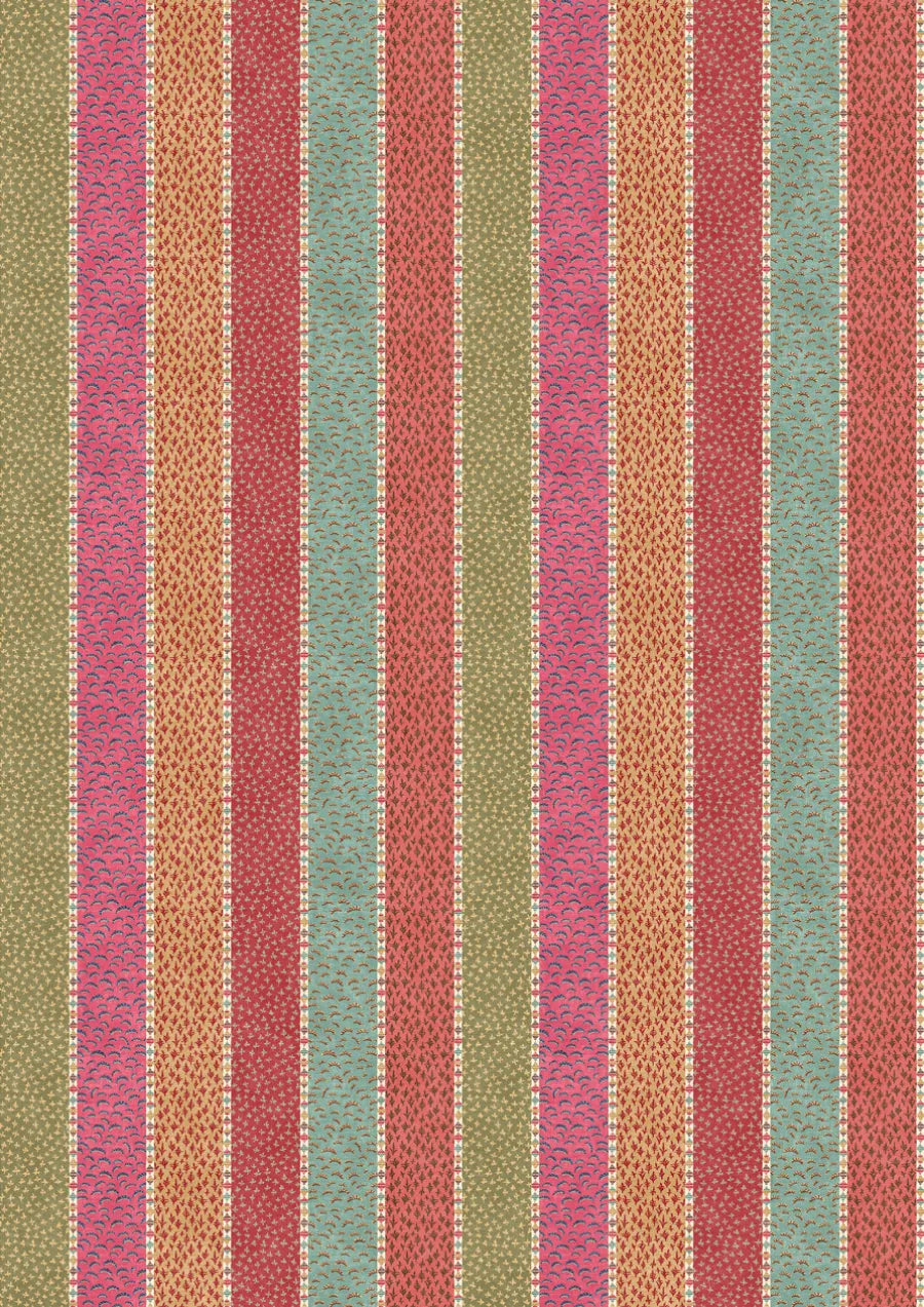 Lewis & Wood Asha Stripe Jaipur Spice Made to Measure Roman Blinds – full width