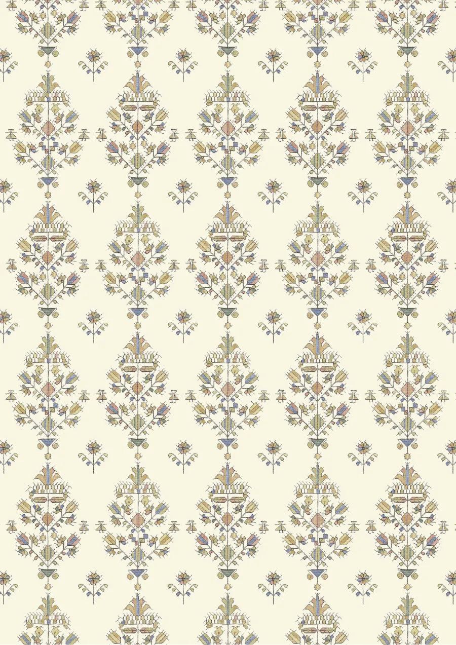 Lewis & Wood Athena Greek Gold Made to Measure Curtains – full width