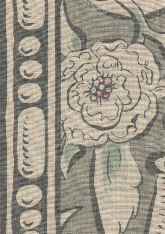 Lewis & Wood Bacchus Malt Made to Measure Curtains – fabric detail