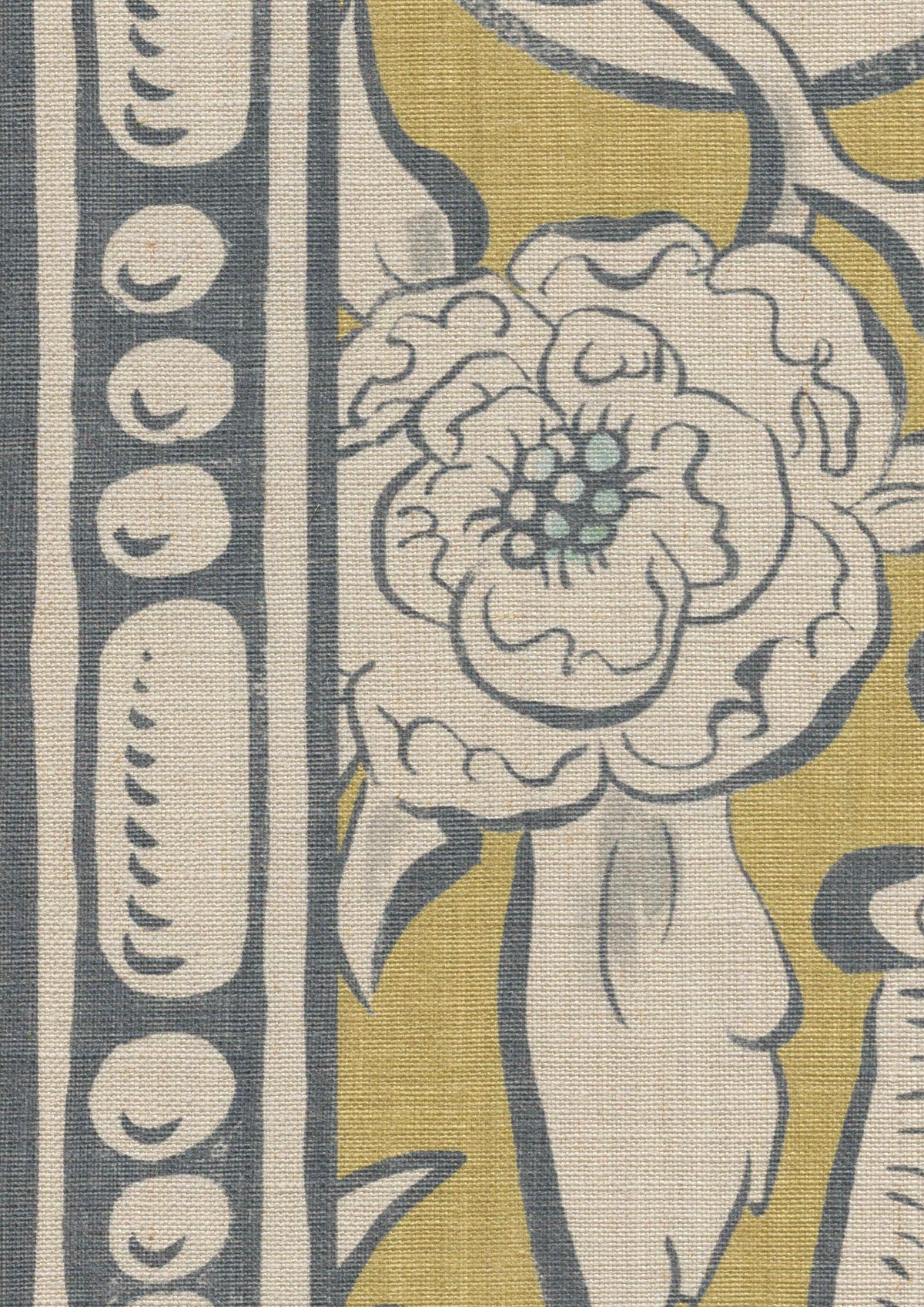 Lewis & Wood Bacchus Mead Made to Measure Roman Blinds – fabric detail