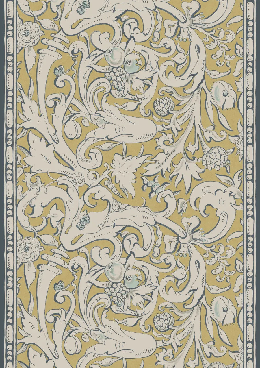 Lewis & Wood Bacchus Mead Made to Measure Curtains – full width