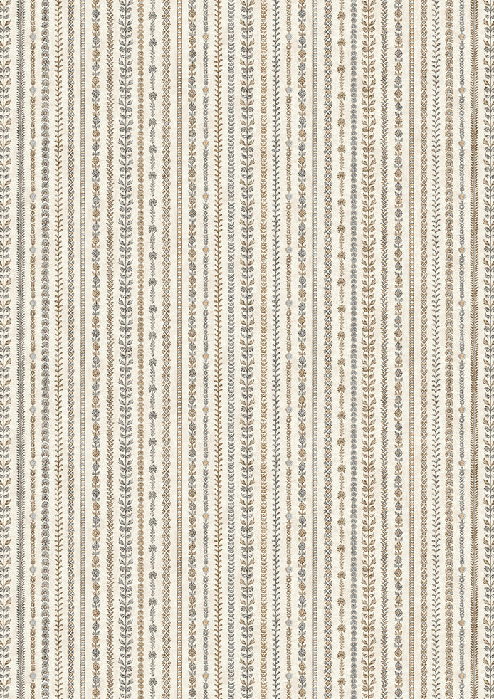 Lewis & Wood Bandana Black Ginger Made to Measure Roman Blinds – full width