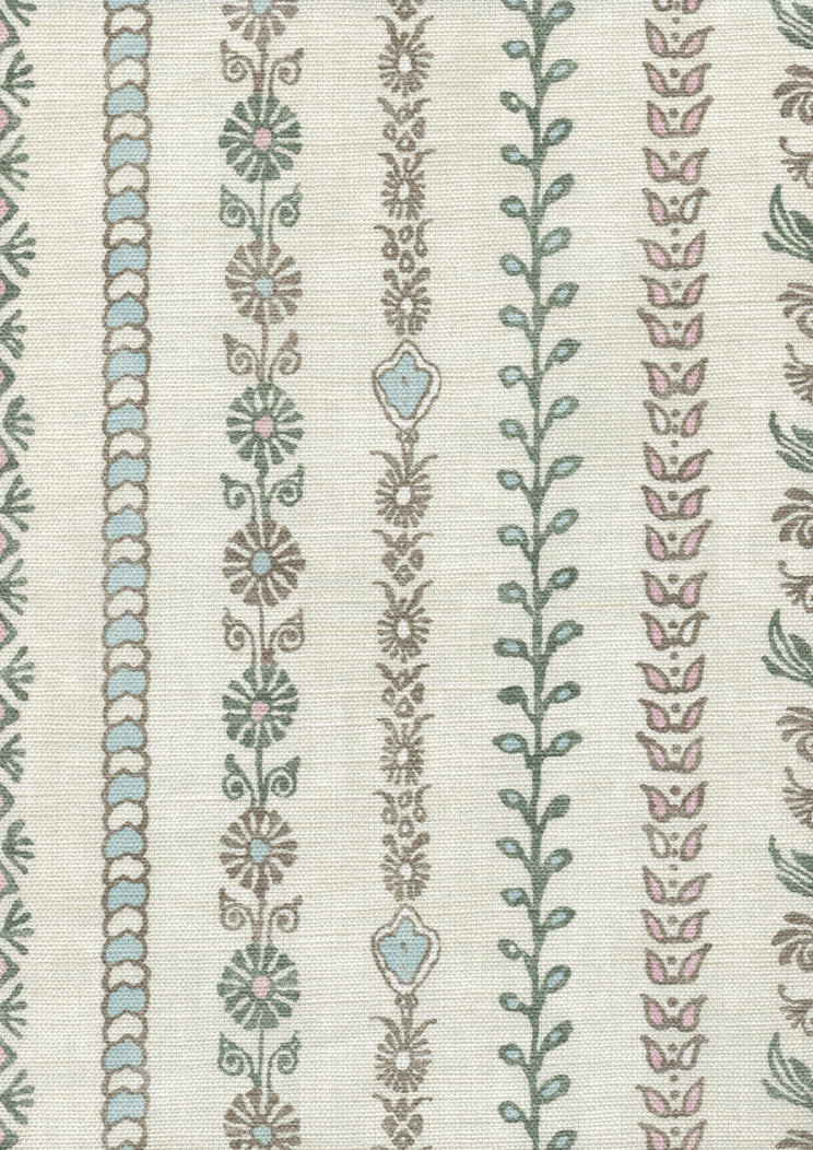 Lewis & Wood Bandana Sherbet Made to Measure Roman Blinds – fabric detail