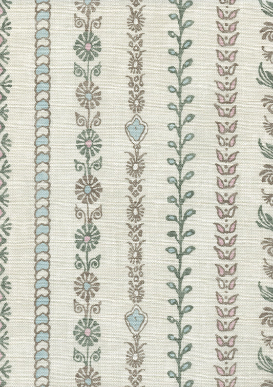 Lewis & Wood Bandana Sherbet Made to Measure Roman Blinds – fabric detail