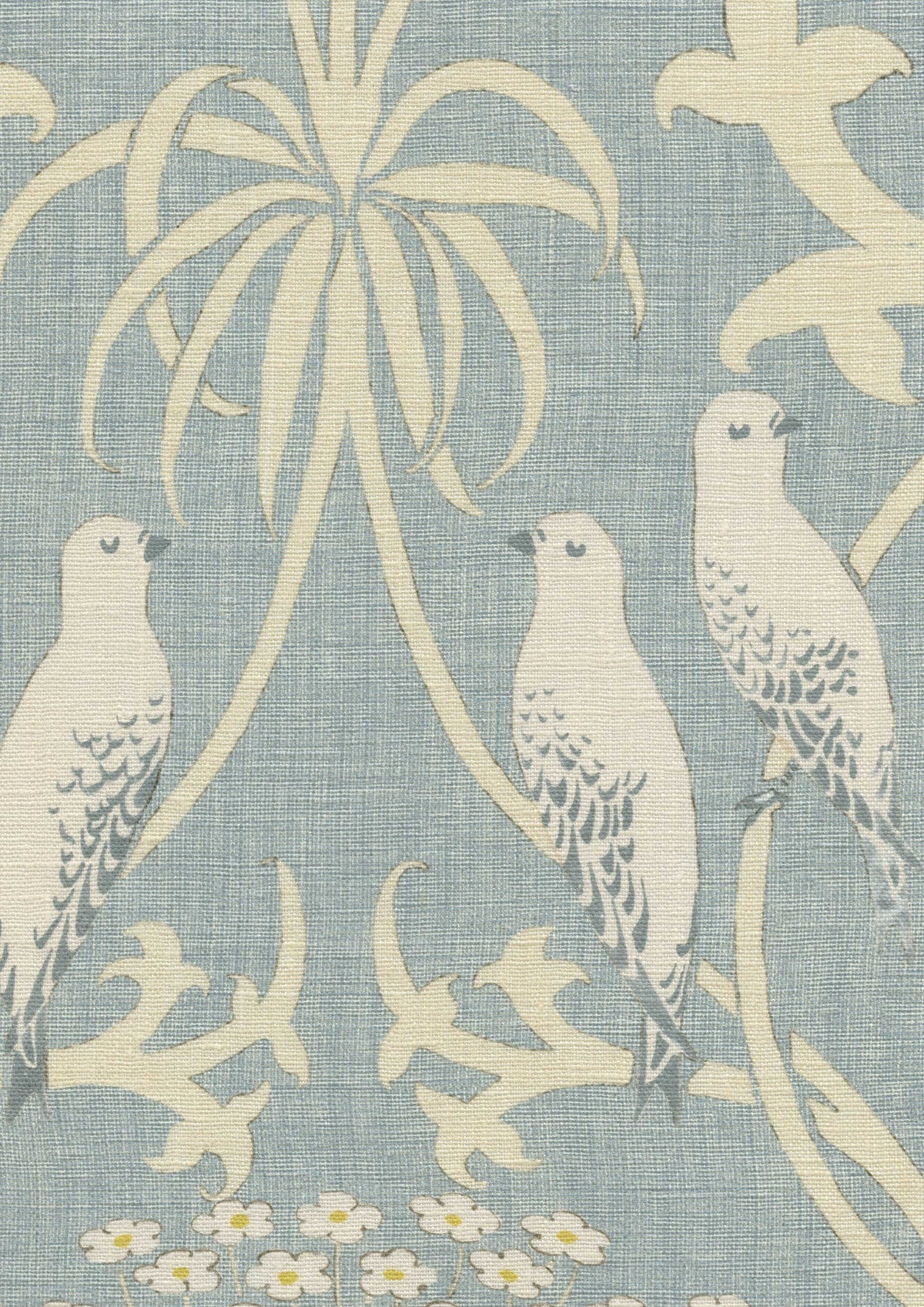 Lewis & Wood Bella Camomile Made to Measure Curtains – fabric detail