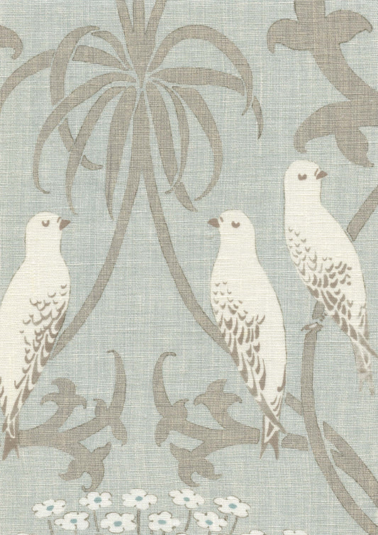 Lewis & Wood Bella Powder Made to Measure Roman Blinds – fabric detail