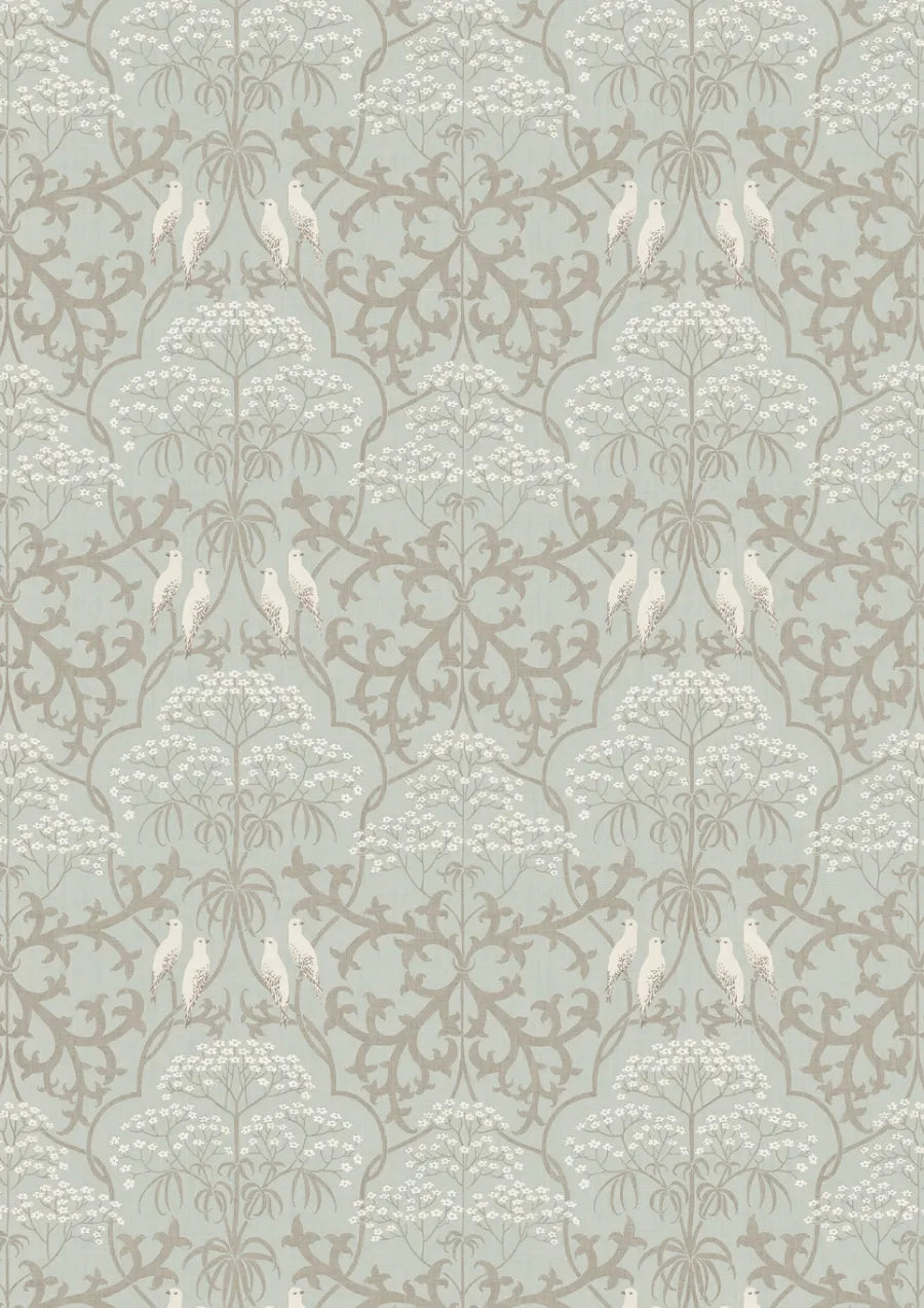 Lewis & Wood Bella Powder Made to Measure Roman Blinds – full width