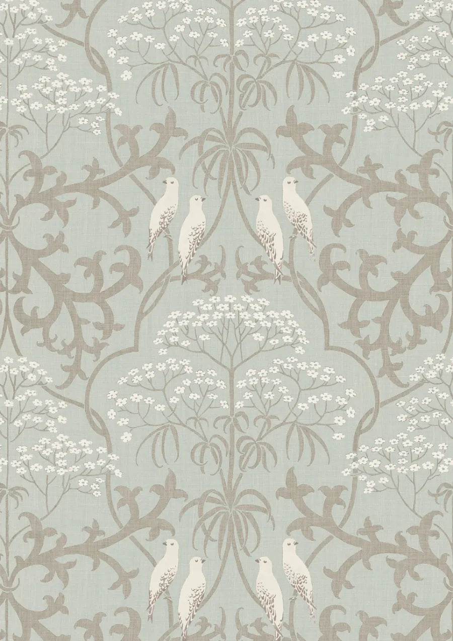 Lewis & Wood Bella Powder Made to Measure Roman Blinds – close-up