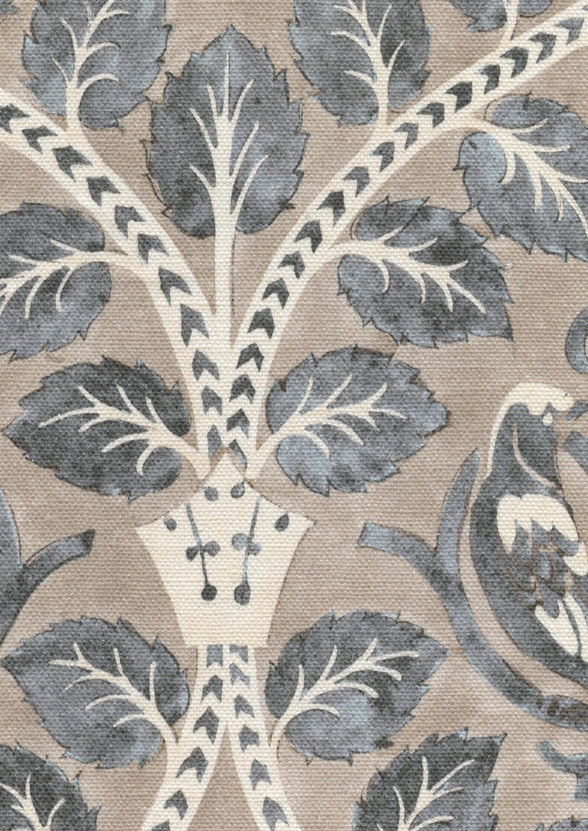 Lewis & Wood Berry Brothers Cola Made to Measure Roman Blinds – fabric detail