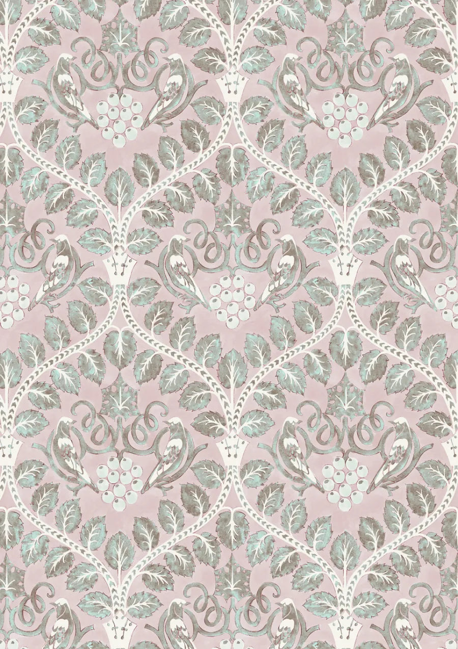 Lewis & Wood Berry Brothers Sherbet Made to Measure Curtains – close-up