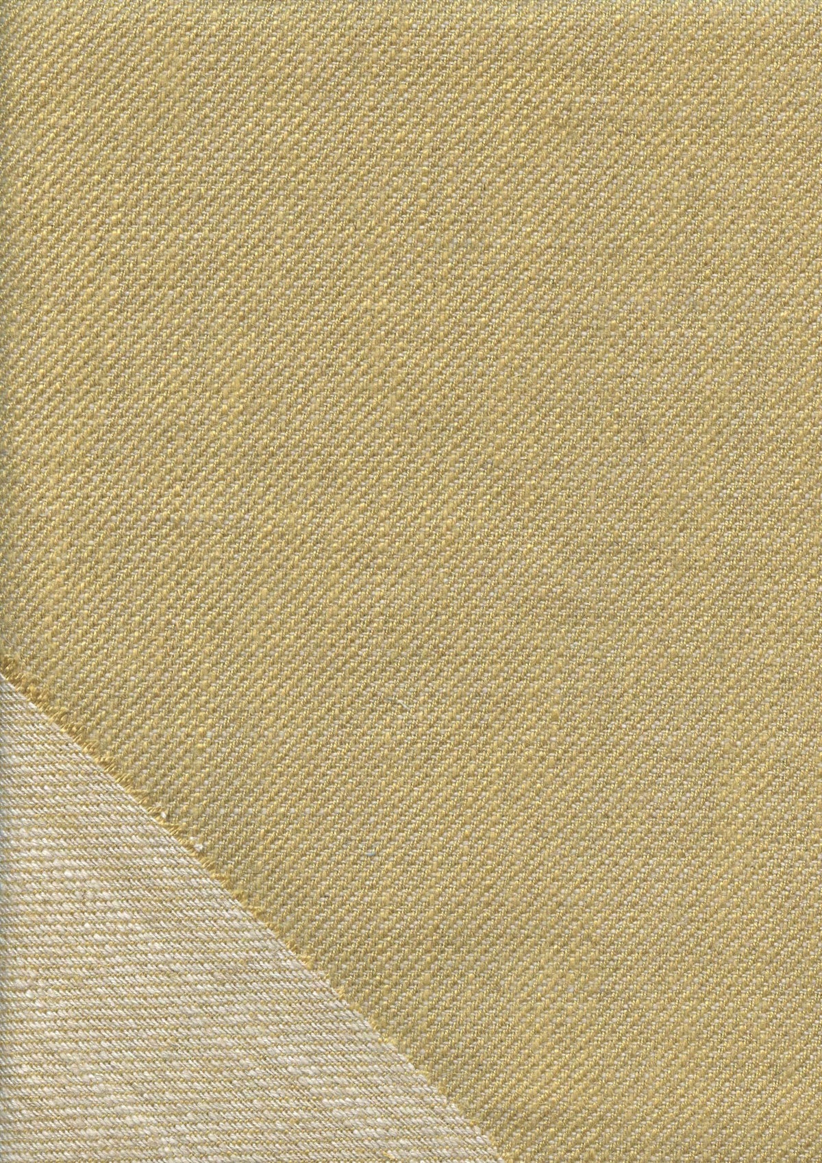 Lewis & Wood Birdlip Twill Citrine Made to Measure Curtains – fabric detail
