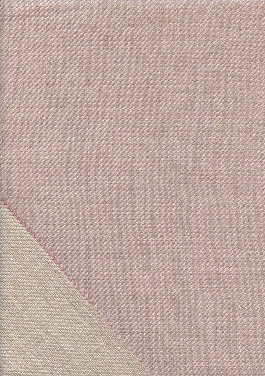 Lewis & Wood Birdlip Twill Sugar Almond Made to Measure Roman Blinds – fabric detail