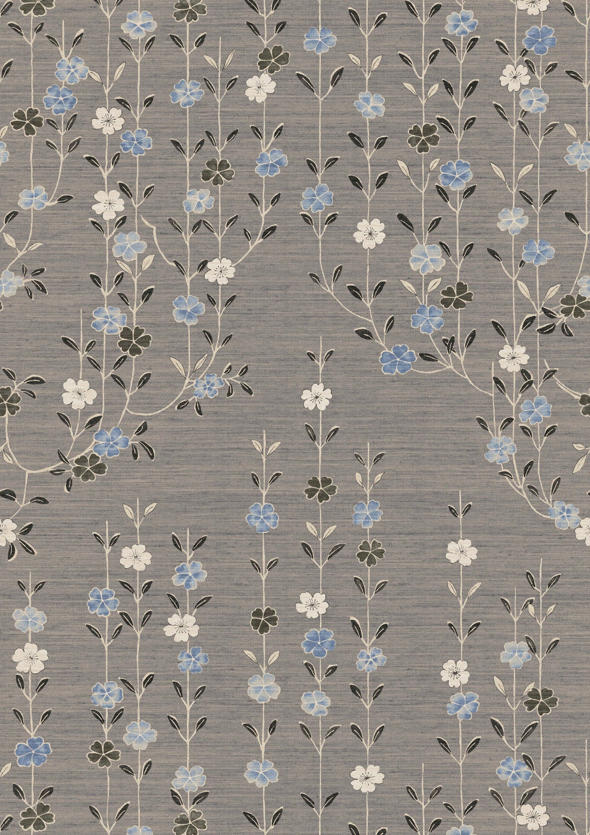 Lewis & Wood Blossom Aerial Made to Measure Curtains – close-up