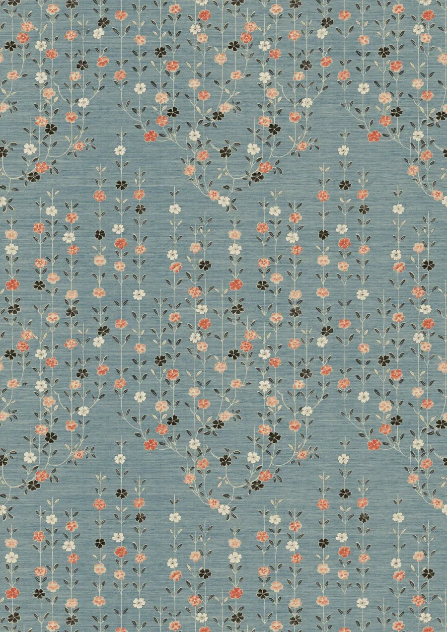 Lewis & Wood Blossom Coral Sea Made to Measure Roman Blinds – full width