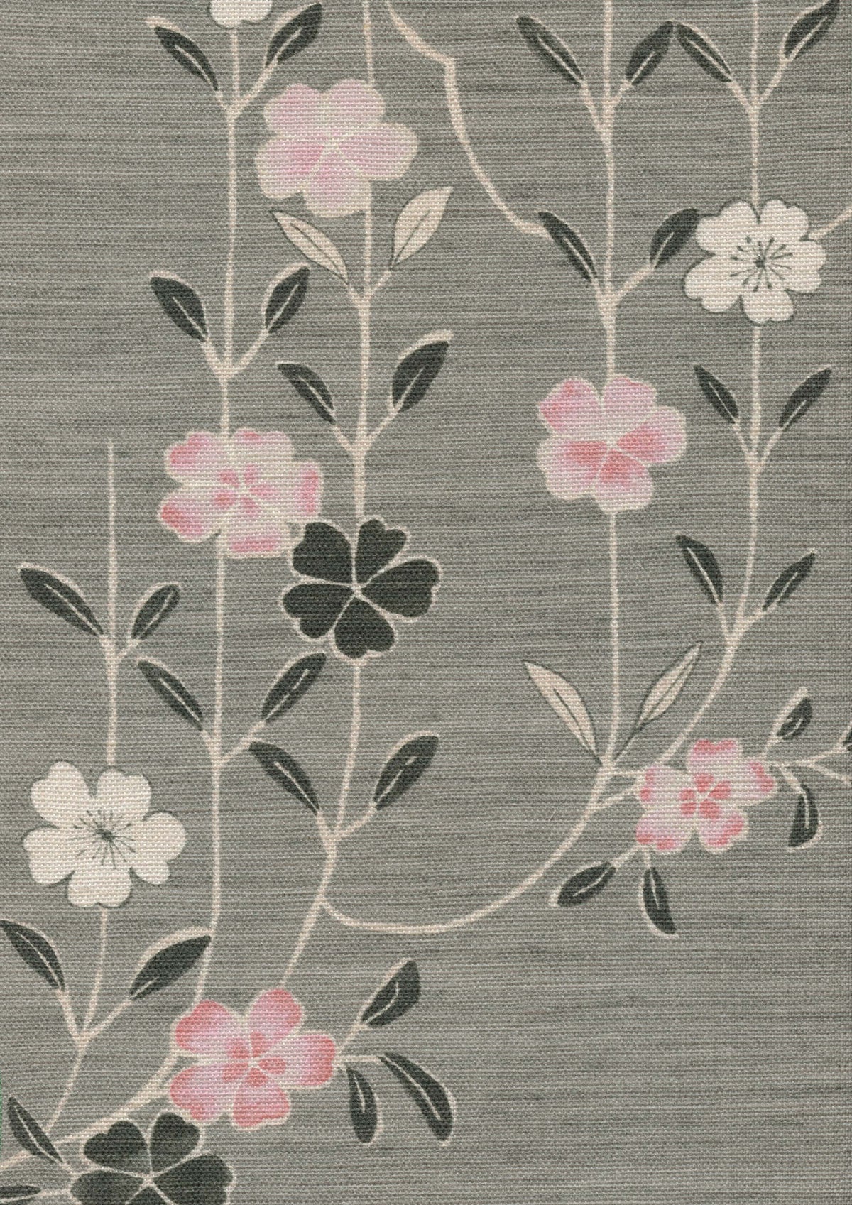 Lewis & Wood Blossom Powder Cloud Made to Measure Roman Blinds – fabric detail