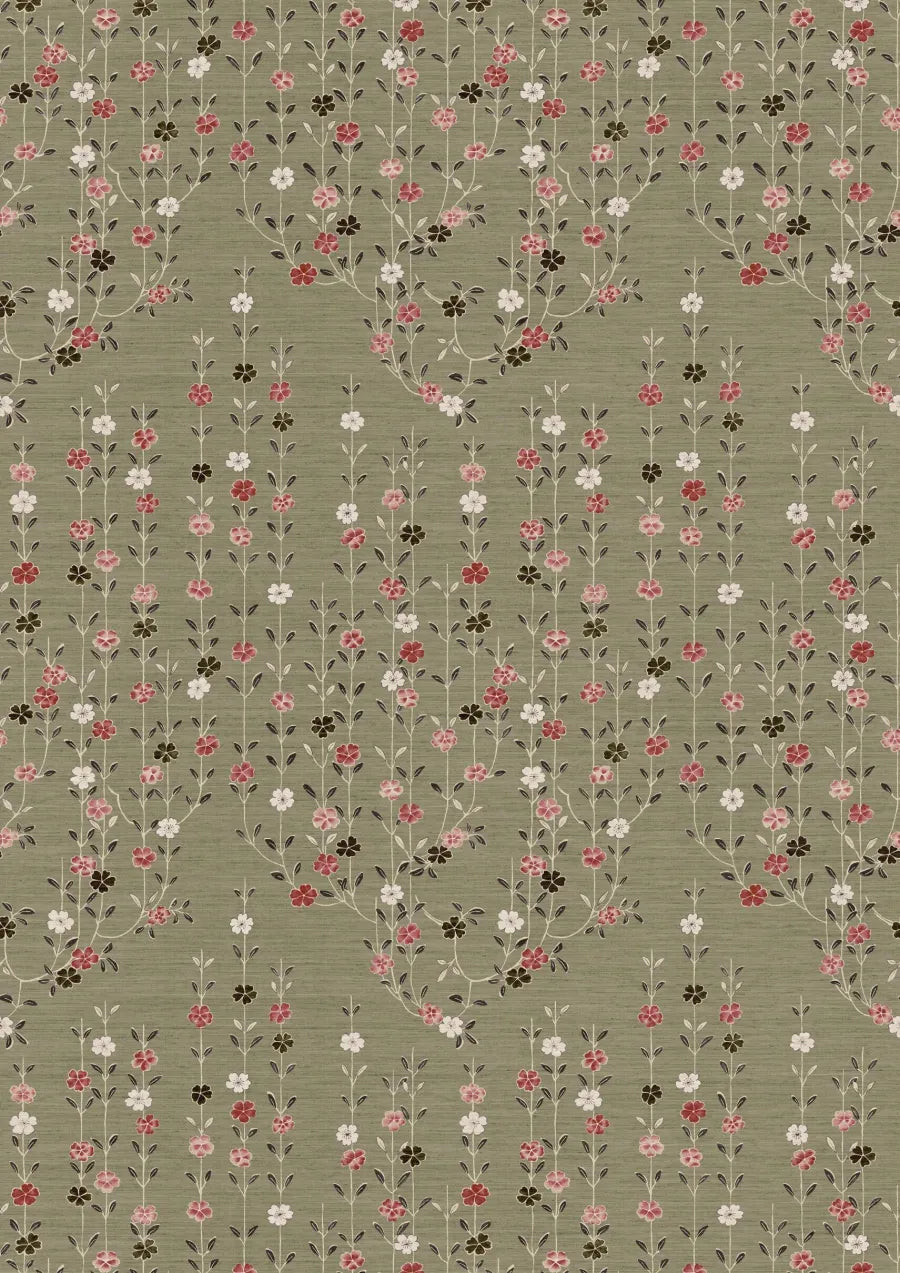 Lewis & Wood Blossom Tea Rose Made to Measure Roman Blinds – full width