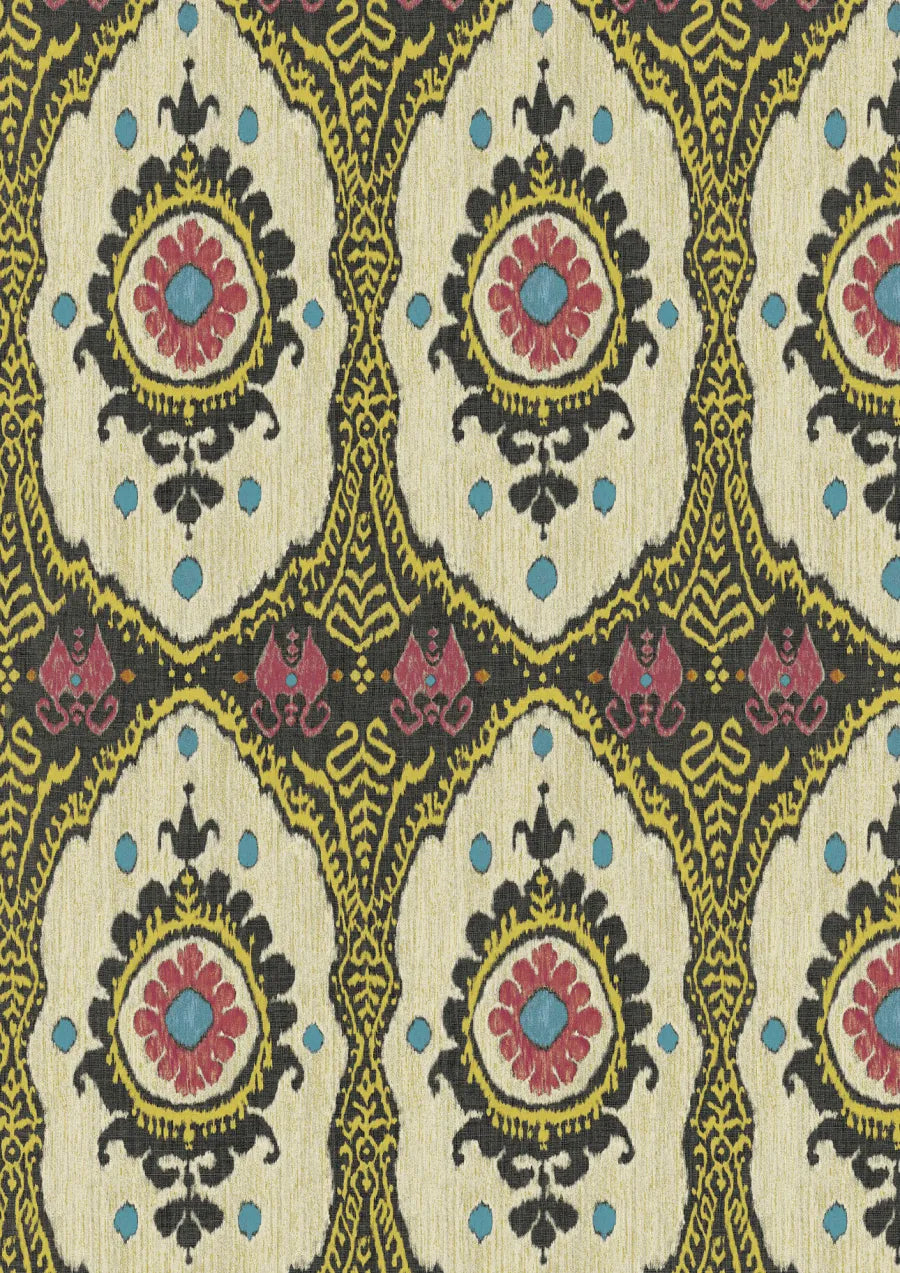 Lewis & Wood Bukhara Byzantium Made to Measure Curtains – close-up