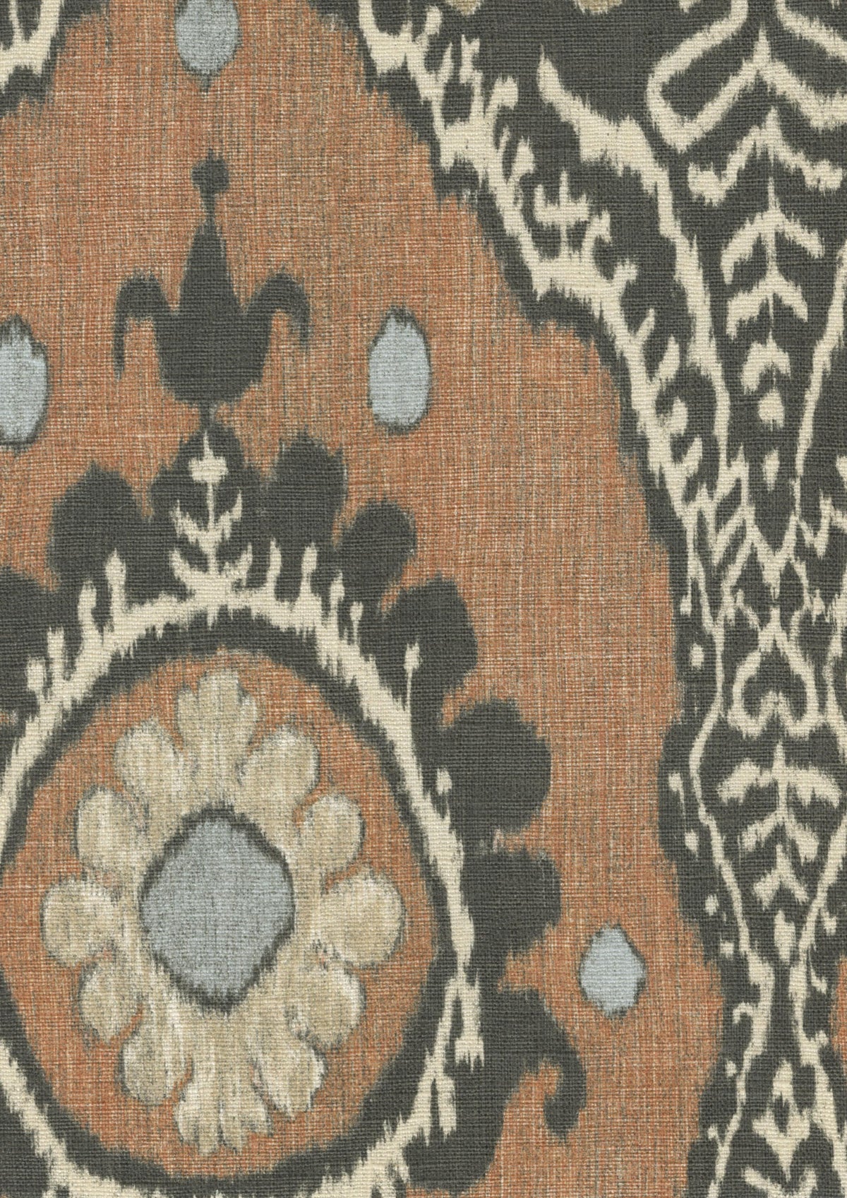 Lewis & Wood Bukhara Cinnamon Made to Measure Roman Blinds – fabric detail