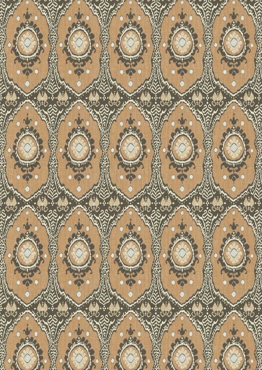 Lewis & Wood Bukhara Cinnamon Made to Measure Curtains – full width
