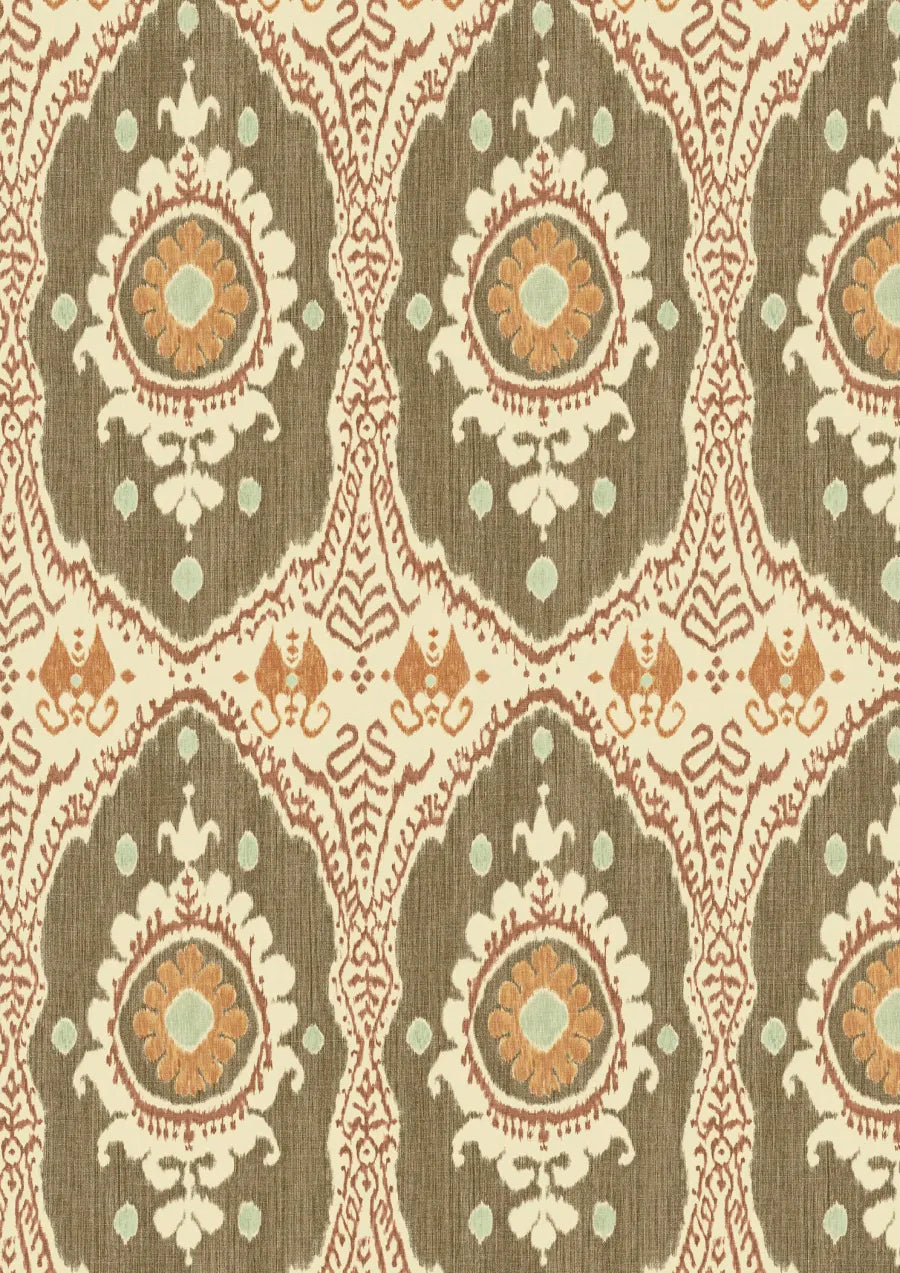 Lewis & Wood Bukhara Nutmeg Made to Measure Curtains – close-up