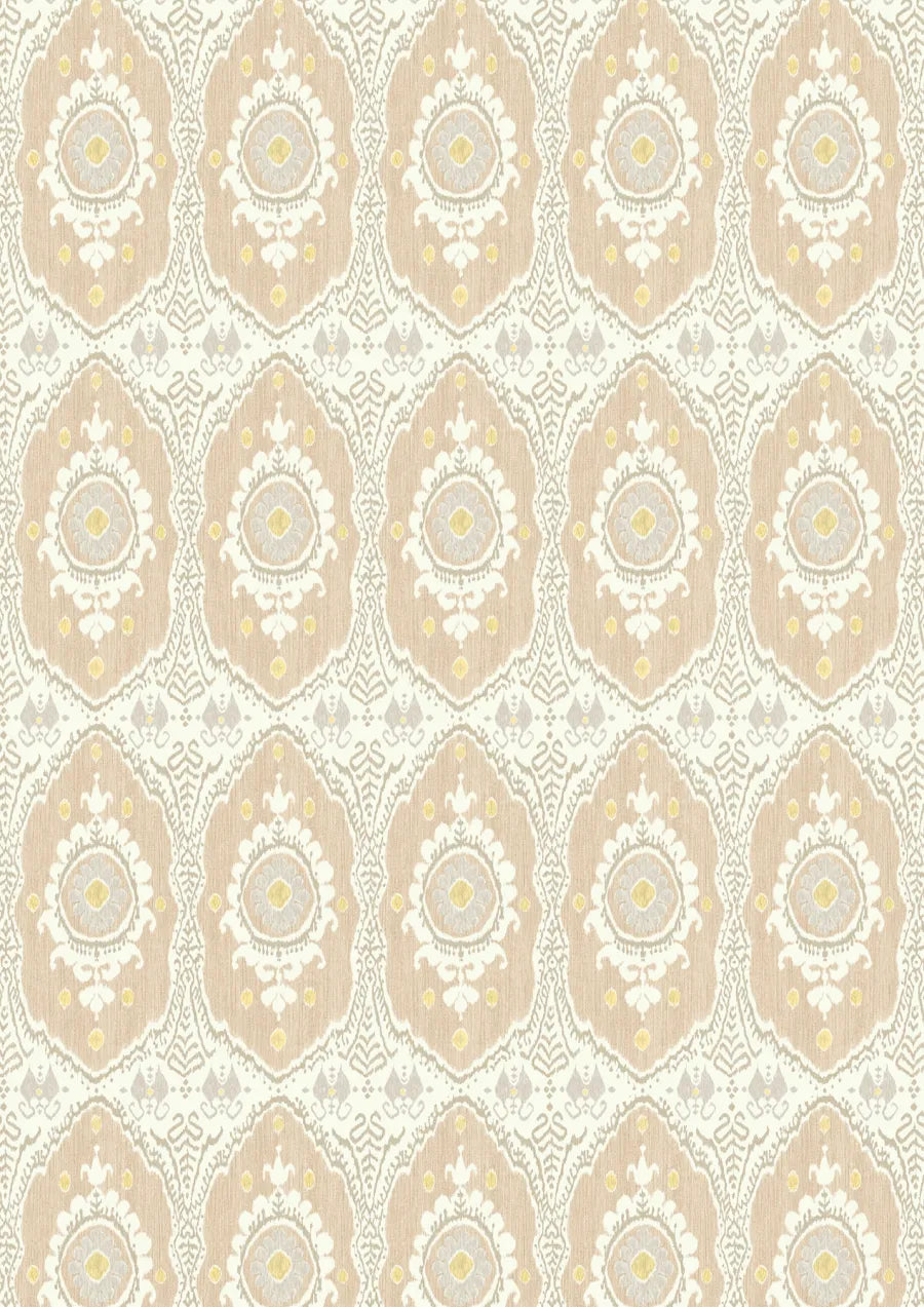 Lewis & Wood Bukhara Sugar Almond Made to Measure Roman Blinds – full width