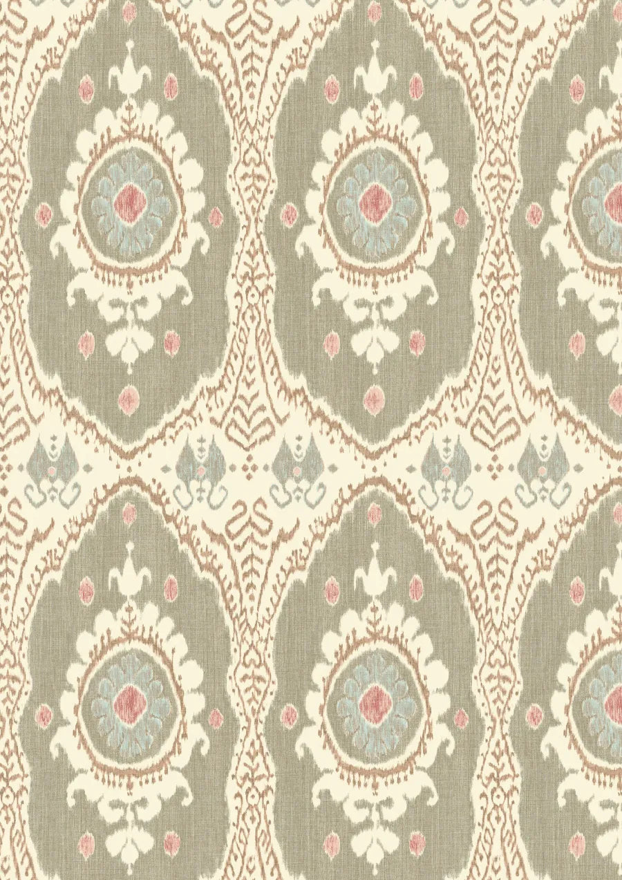 Lewis & Wood Bukhara Tea Rose Made to Measure Curtains – close-up