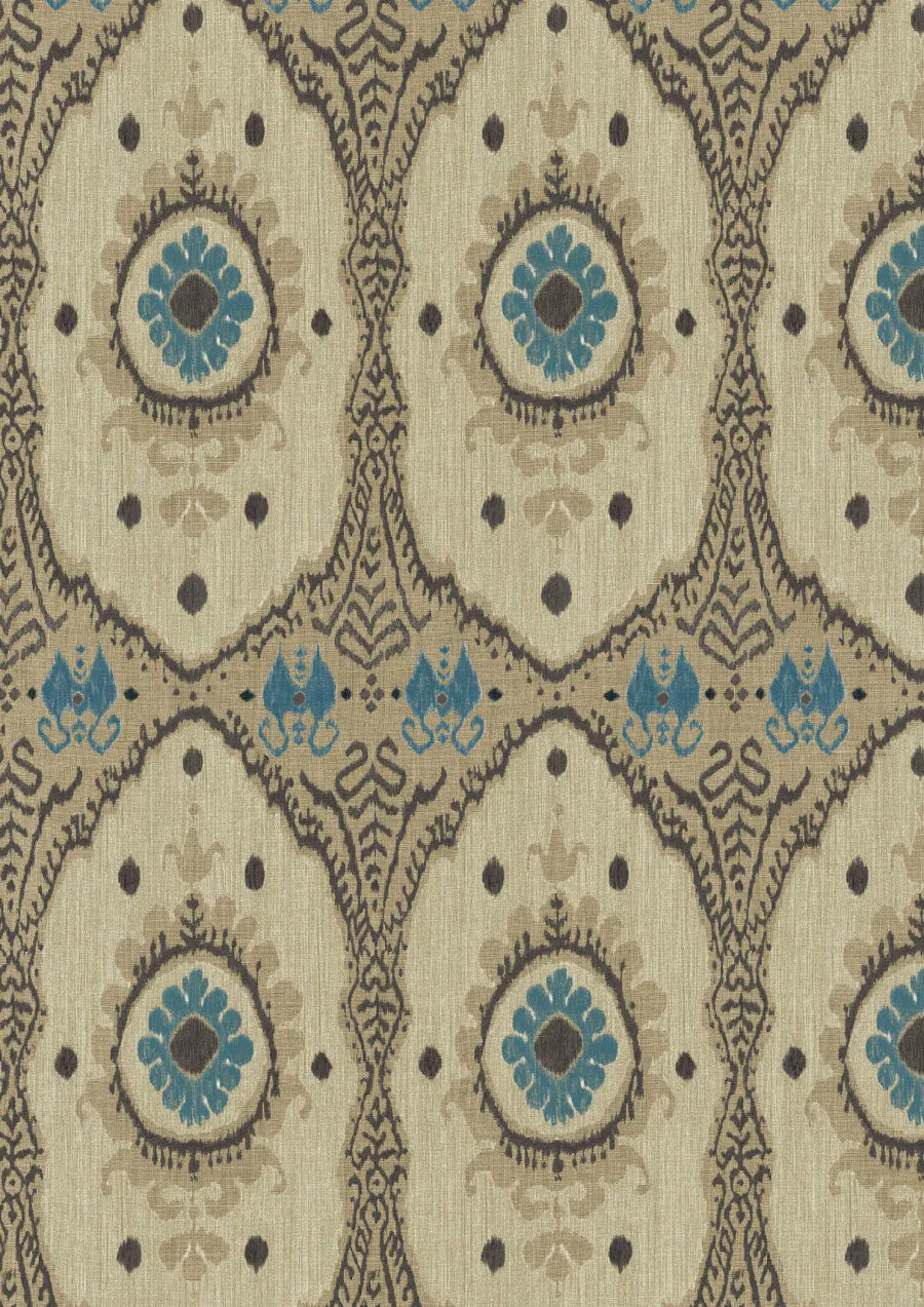 Lewis & Wood Bukhara Umber Made to Measure Roman Blinds – close-up