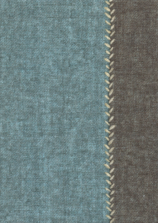 Lewis & Wood Caravan Blue Mountain Made to Measure Curtains – fabric detail