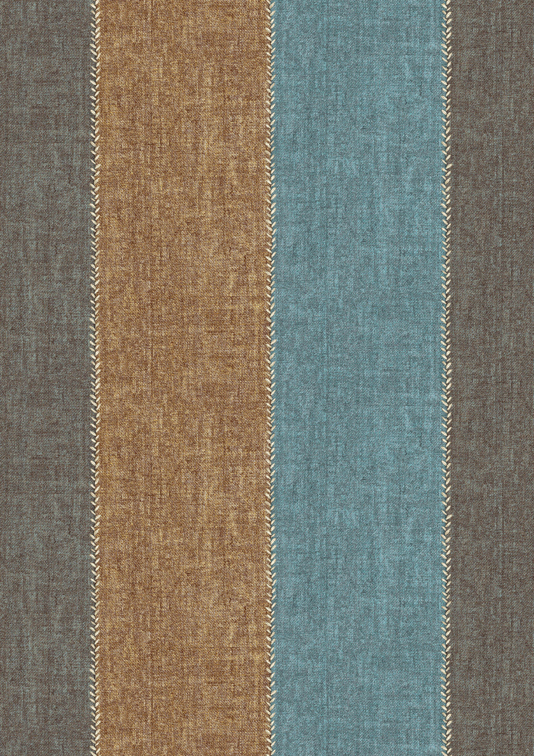 Lewis & Wood Caravan Blue Mountain Made to Measure Curtains – close-up