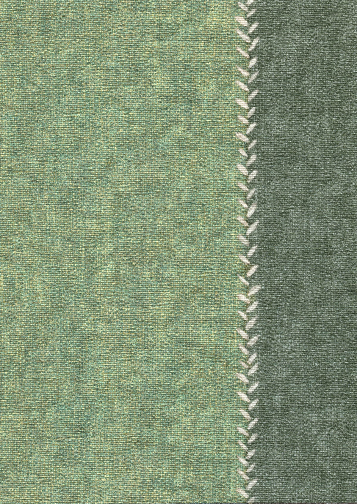 Lewis & Wood Caravan Green Tea Made to Measure Roman Blinds – fabric detail
