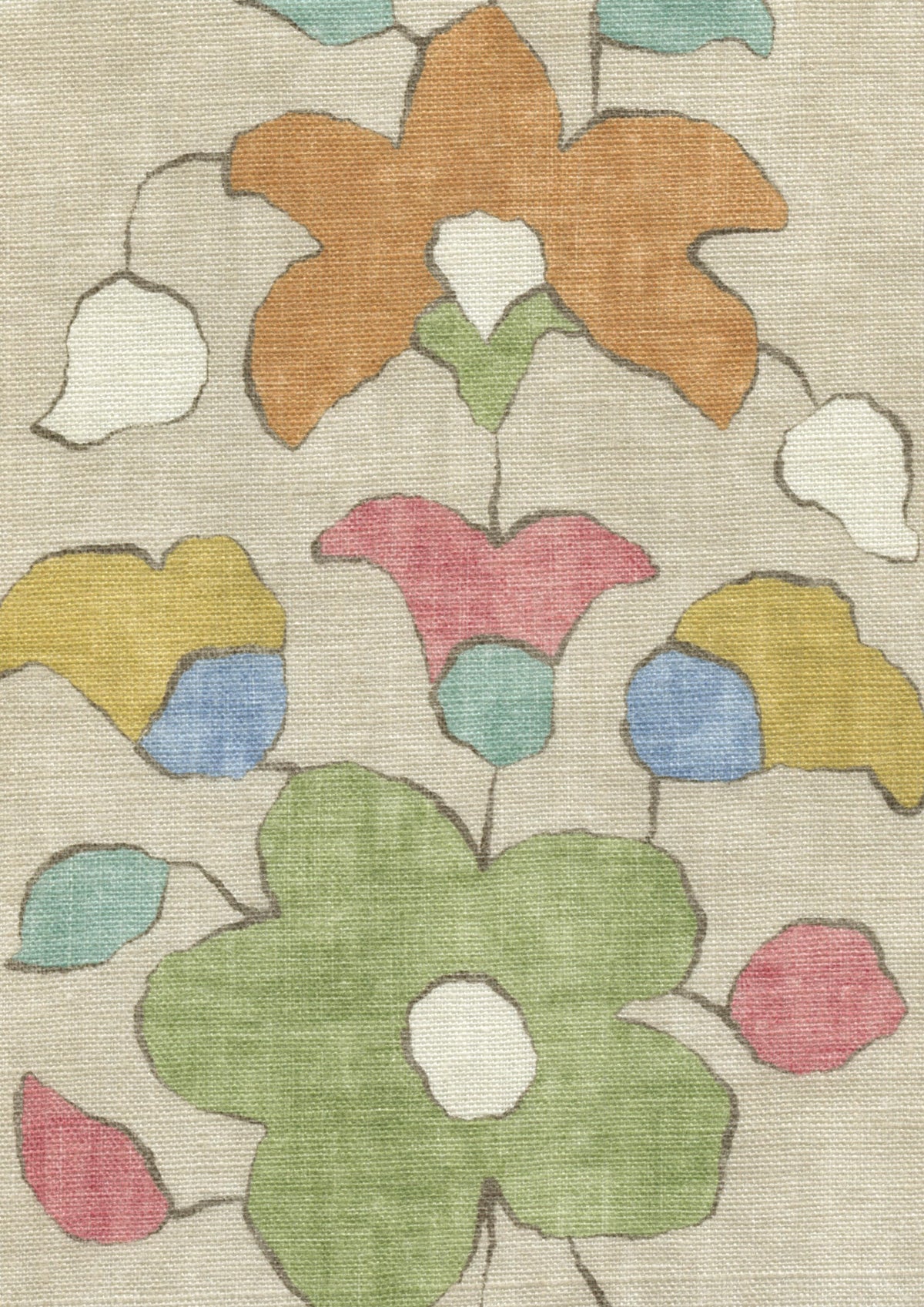 Lewis & Wood Chamba Allsorts Made to Measure Roman Blinds – fabric detail