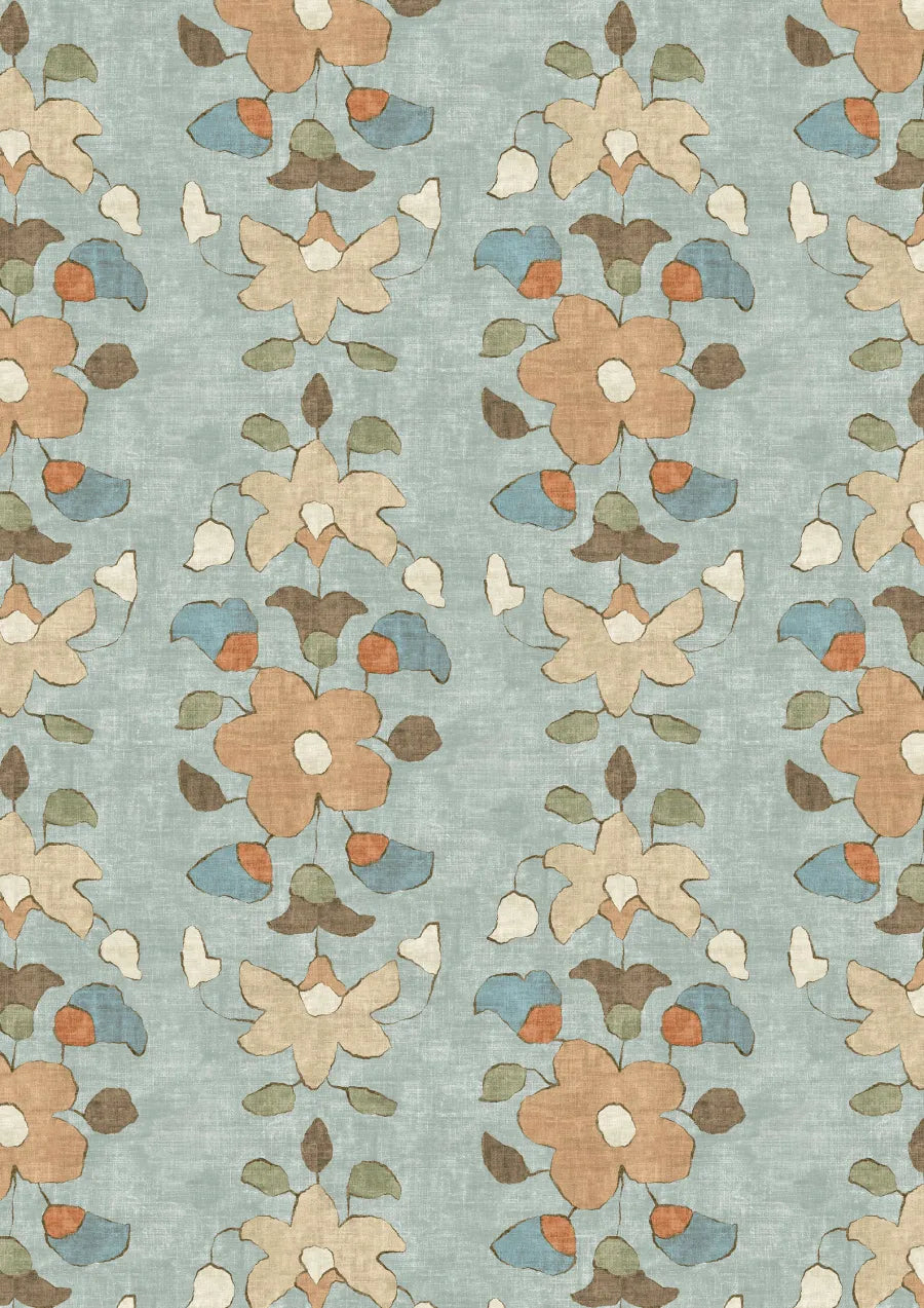 Lewis & Wood Chamba Woodland Made to Measure Curtains – close-up