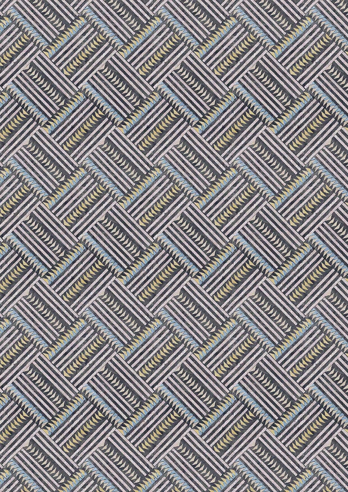 Lewis & Wood Checkerbox Allsorts Made to Measure Roman Blinds – close-up