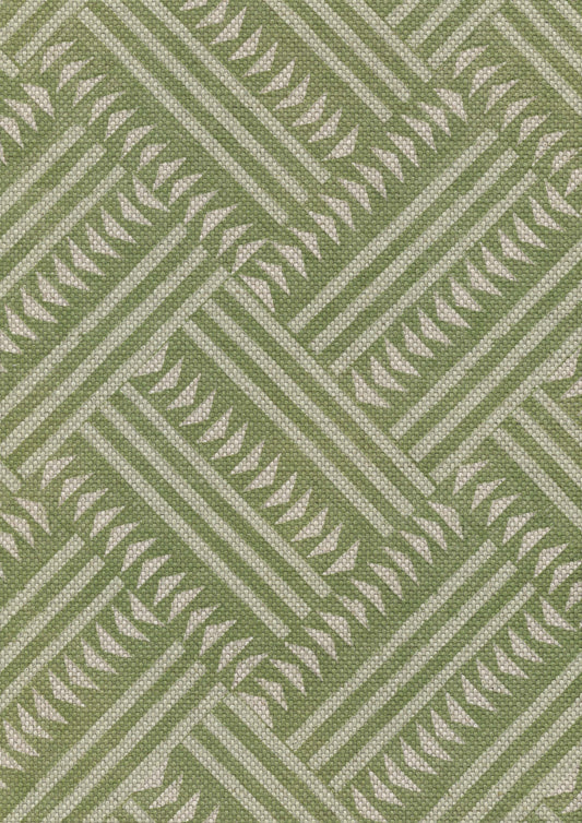 Lewis & Wood Checkerbox Cactus Made to Measure Roman Blinds – fabric detail