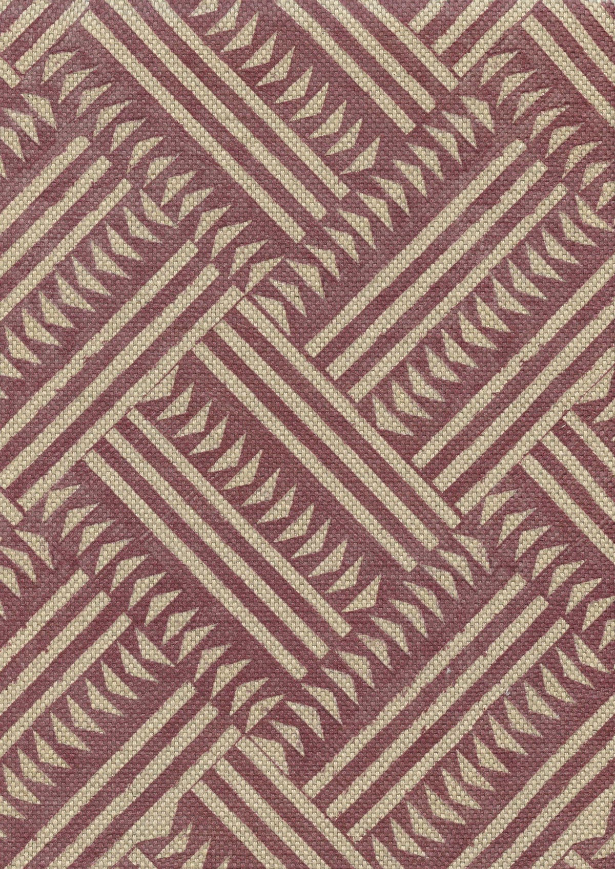 Lewis & Wood Checkerbox Pomegranate Made to Measure Roman Blinds – fabric detail