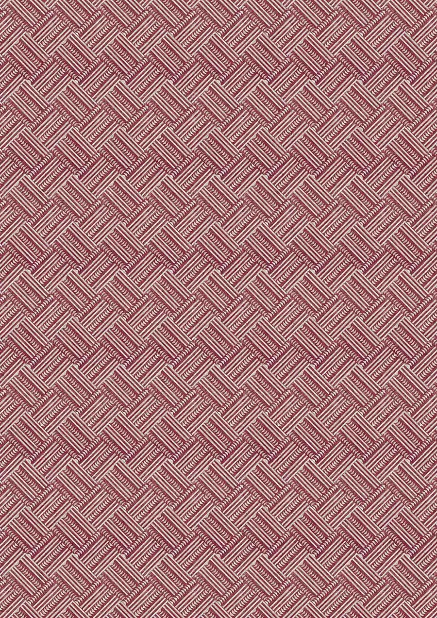 Lewis & Wood Checkerbox Pomegranate Made to Measure Roman Blinds – full width