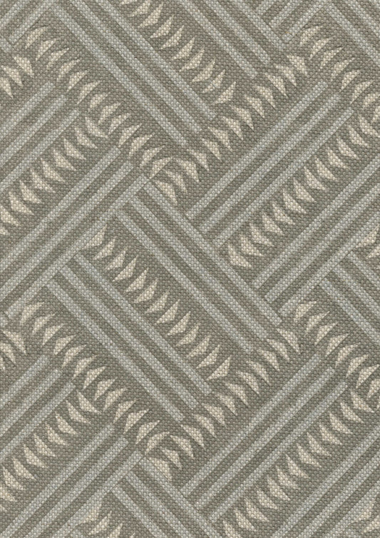 Lewis & Wood Checkerbox Savannah Made to Measure Curtains – fabric detail